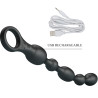 Pretty Love - Balles Anal Van 10 Vibrations Rechargeables En Silicone